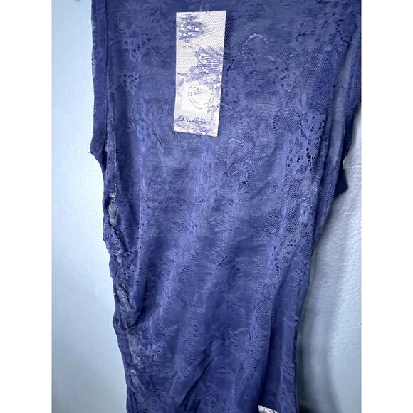 New Diabless Sheer Swimsuit Cover up Women's Size Med/Large Lace Feminine Fitted - Picture 5 of 8